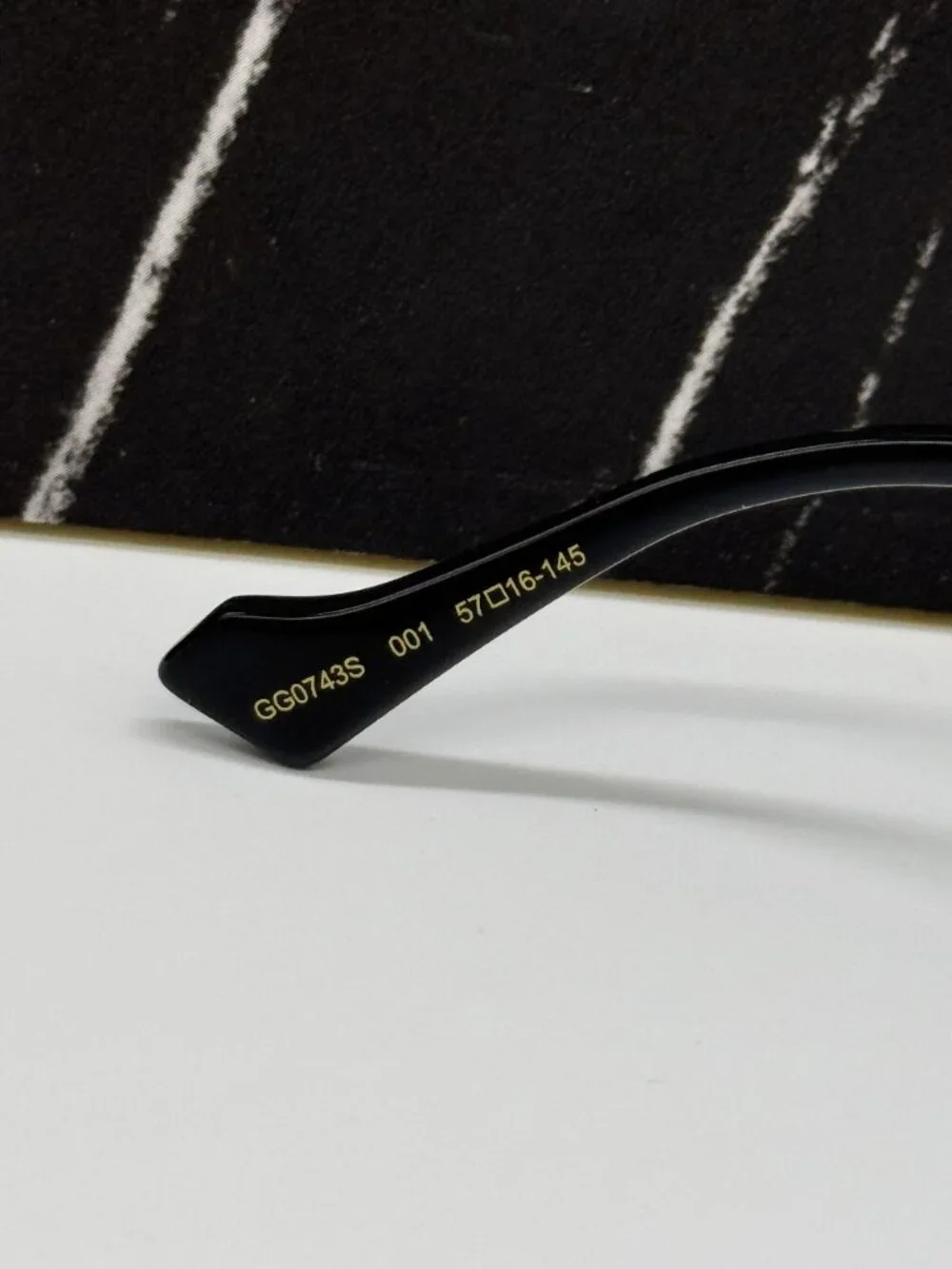 NEW GUCCI GG0743S 001 SUNGLASSES GOLD/GRAY UNISEX EYEWEAR